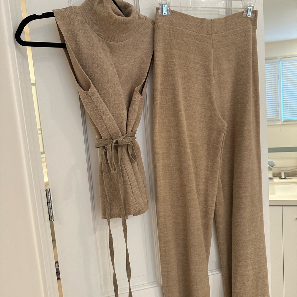 ZARA two-piece knit set, size small